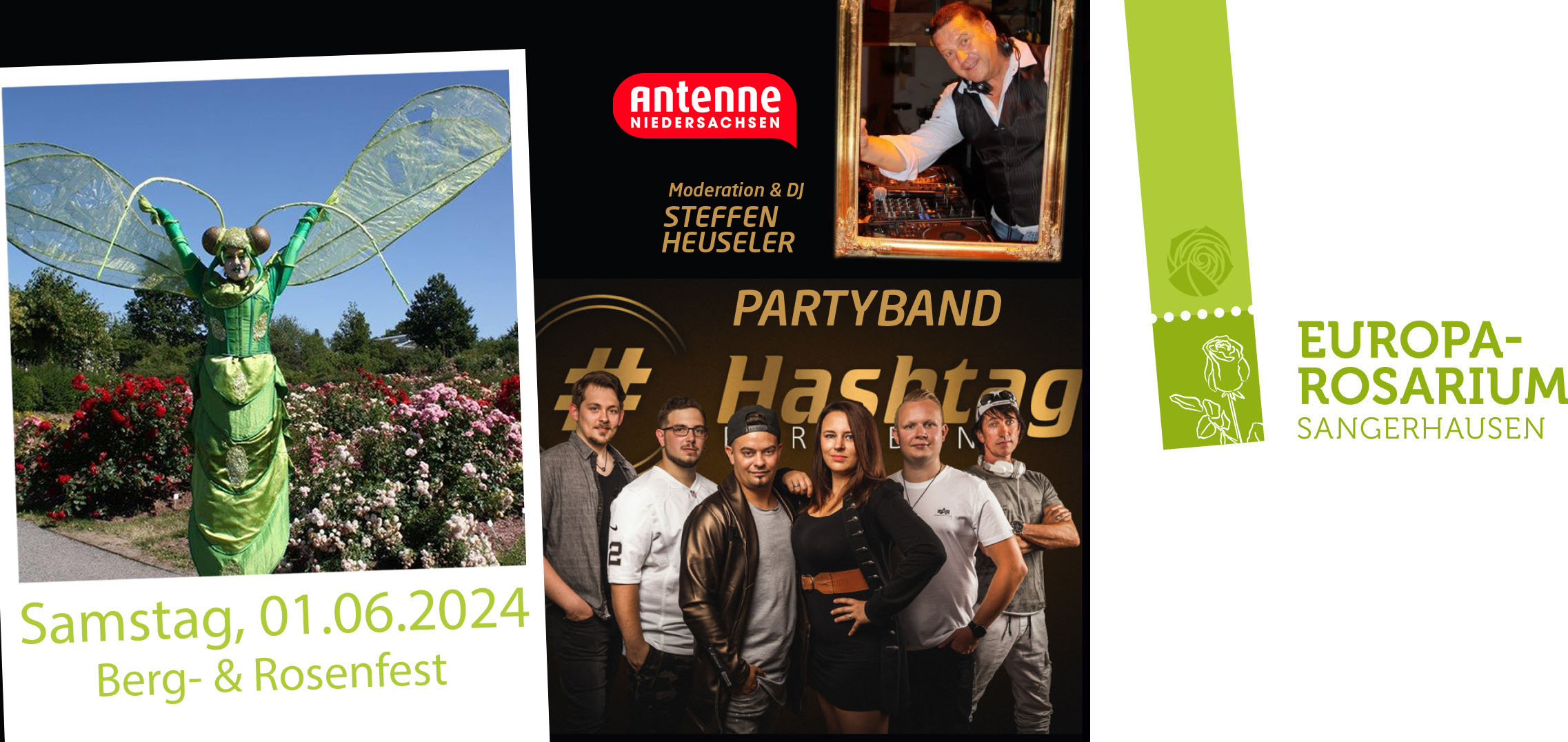 Kombi-Ticket Berg- & Rosenfest & Abendveranstaltung #Hashtag 01.06.24
